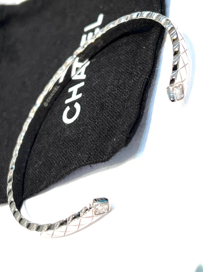 CHANEL COCO CRUSH 18K WHITE GOLD DIAMOND BRACELET