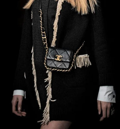 CHANEL QUILTED CALFSKIN MINI FRAMING CHAIN BAG