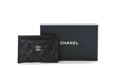 CHANEL CAVIAR QUILTED LAMBSKIN CARD CASE