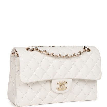 CHANEL CAVIAR QUILTED SMALL CLASSIC DOUBLE FLAP BAG