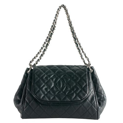 CHANEL CAVIAR QUILTED TIMELESS ACCORDION FLAP BAG