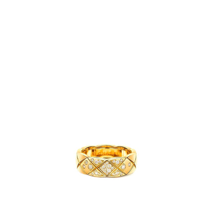 CHANEL COCO CRUSH 18K GOLD DIAMOND RING