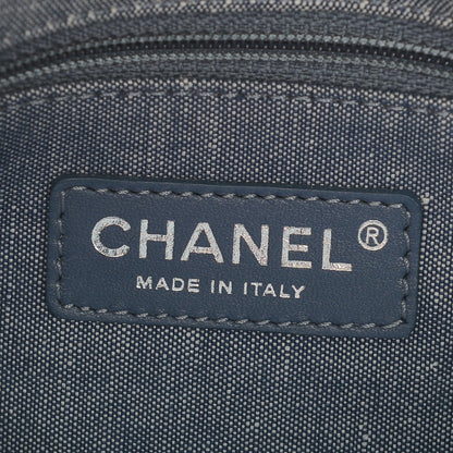 CHANEL DENIM MEDALLION MEDIUM FLAP BAG