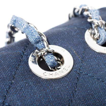 CHANEL DENIM MEDALLION MEDIUM FLAP BAG