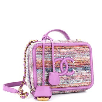 CHANEL FILIGREE BOUCLÃ VANITY CASE CHAIN BAG