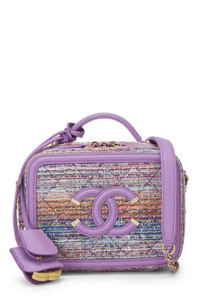 CHANEL FILIGREE BOUCLÃ VANITY CASE CHAIN BAG