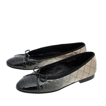 CHANEL CC OMBRE FLAT SHOES