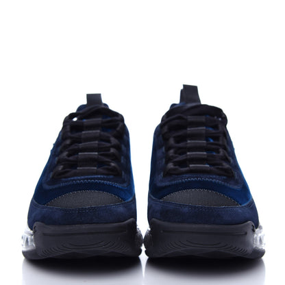 CHANEL SUEDE CALFSKIN VELVET GROSGRAIN CC SNEAKERS