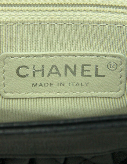 CHANEL WASHED LAMBSKIN QUILTED MINI CHAIN AROUND FLAP BAG