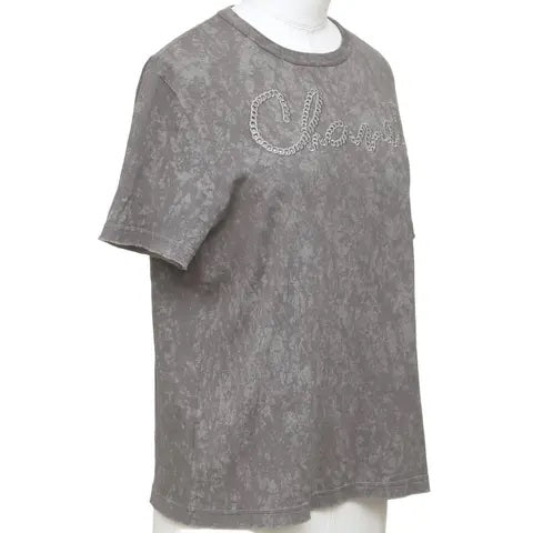 CHANEL LOGO EMBROIDERY CC T-SHIRT
