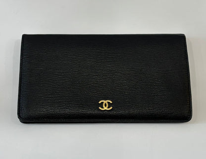 CHANEL SEBURGA LEATHER BIFOLD WALLET