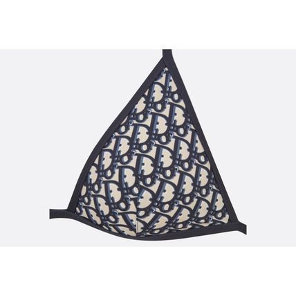 CHRISTIAN DIOR OBLIQUE TWO PIECE BIKINI SWIMSUIT