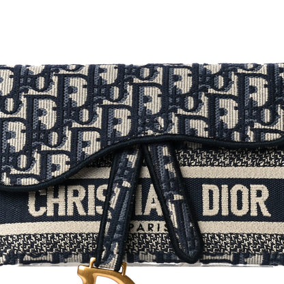 CHRISTIAN DIOR OBLIQUE SADDLE BELT BAG