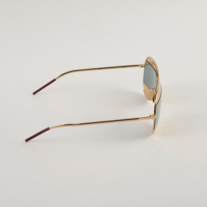 Christian Dior Split Aviator Sunnies Gold/Pink