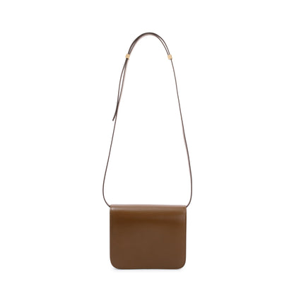 Celine 2020 Camel Smooth Calfskin Small Classic Box Flap Bag