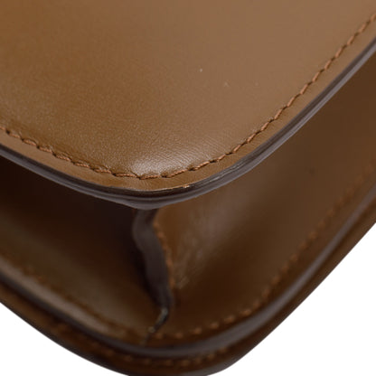 Celine 2020 Camel Smooth Calfskin Small Classic Box Flap Bag