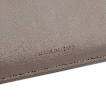 Celine 2020 Grey/Blue Bicolor Calfskin Leather Medium Strap Wallet