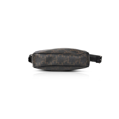Celine 2020 Triomphe Canvas Mini Messenger Bag with Celine Print