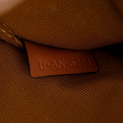 Celine 2021 Brown Triomphe Canvas Mini Folco Backpack