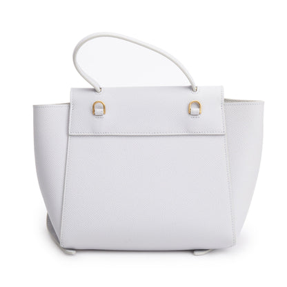 Celine 2021 Grey Grained Calfskin Leather Nano Belt Bag