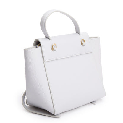 Celine 2021 Grey Grained Calfskin Leather Nano Belt Bag