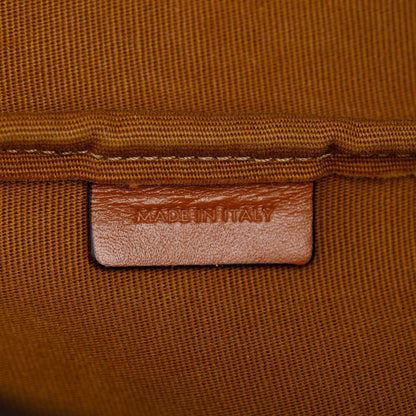 Celine 2020 Brown Triomphe Canvas Medium Bucket Bag