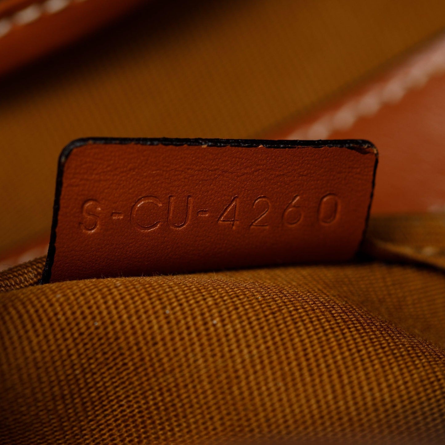 Celine 2020 Brown Triomphe Canvas Medium Bucket Bag