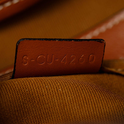 Celine 2022 Brown Triomphe Canvas Medium Bucket Bag