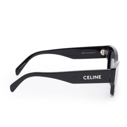 Celine 2022 CL40197 Black Acetate Rectangular Sunglasses