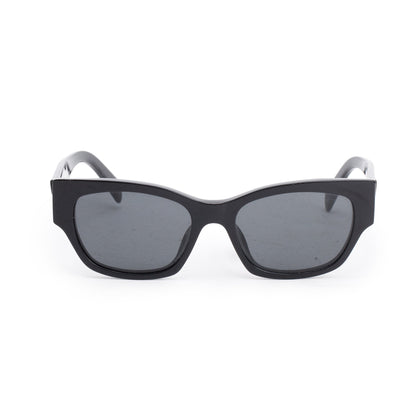 Celine 2022 CL40197 Black Acetate Rectangular Sunglasses