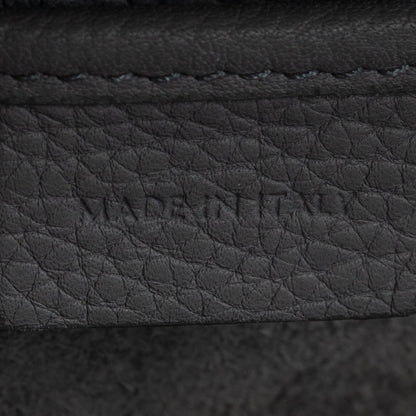 Celine 2022 Grey Calfskin Leather Nano Luggage Tote
