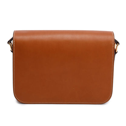 Celine 2023 Natural Calfskin Leather Classique Triomphe Shoulder Bag