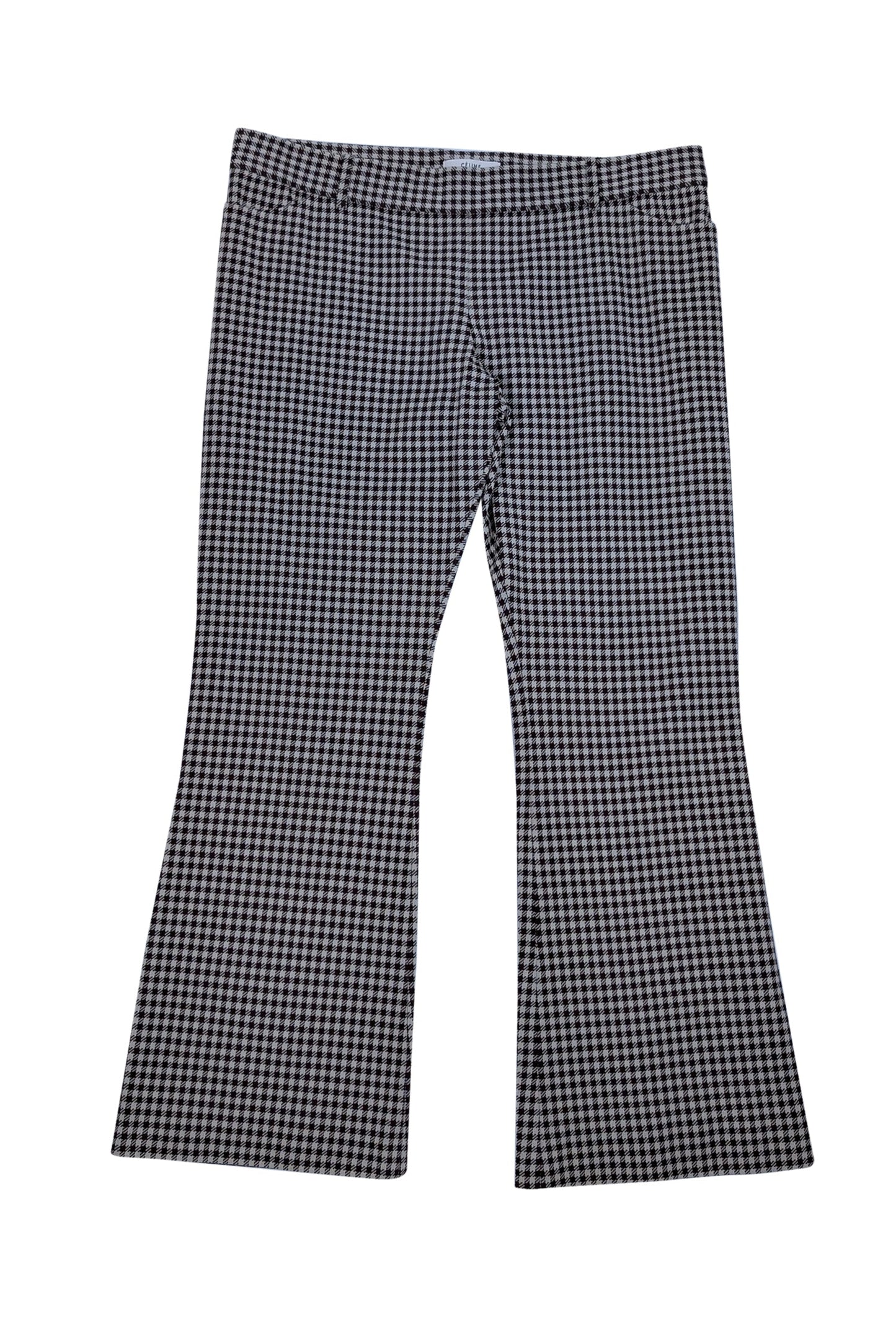 Luxury CELINE - Beige & Brown Plaid Pants Sz 12