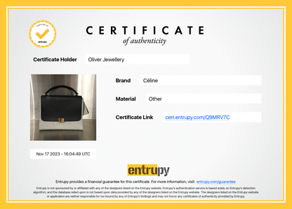 Celine Black Calfskin Leather and Grey Felt Medium Trapeze Bag