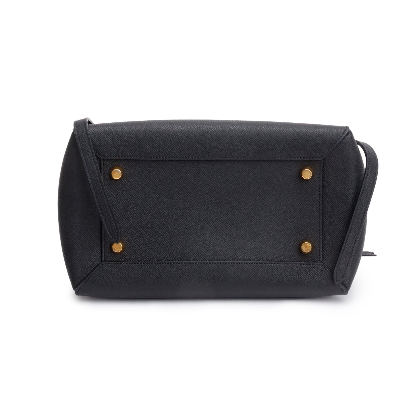 Celine Black Grained Calfskin Leather Mini Belt Bag
