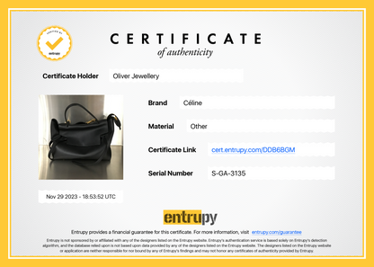 Celine Black Grained Leather Mini Belt Bag
