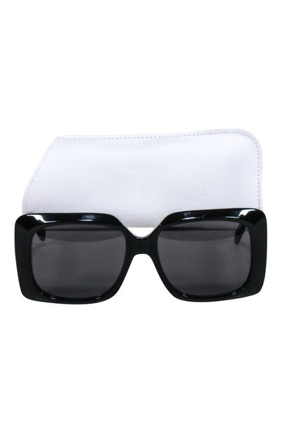 Luxury CELINE - Black Large Square Sunglasses
