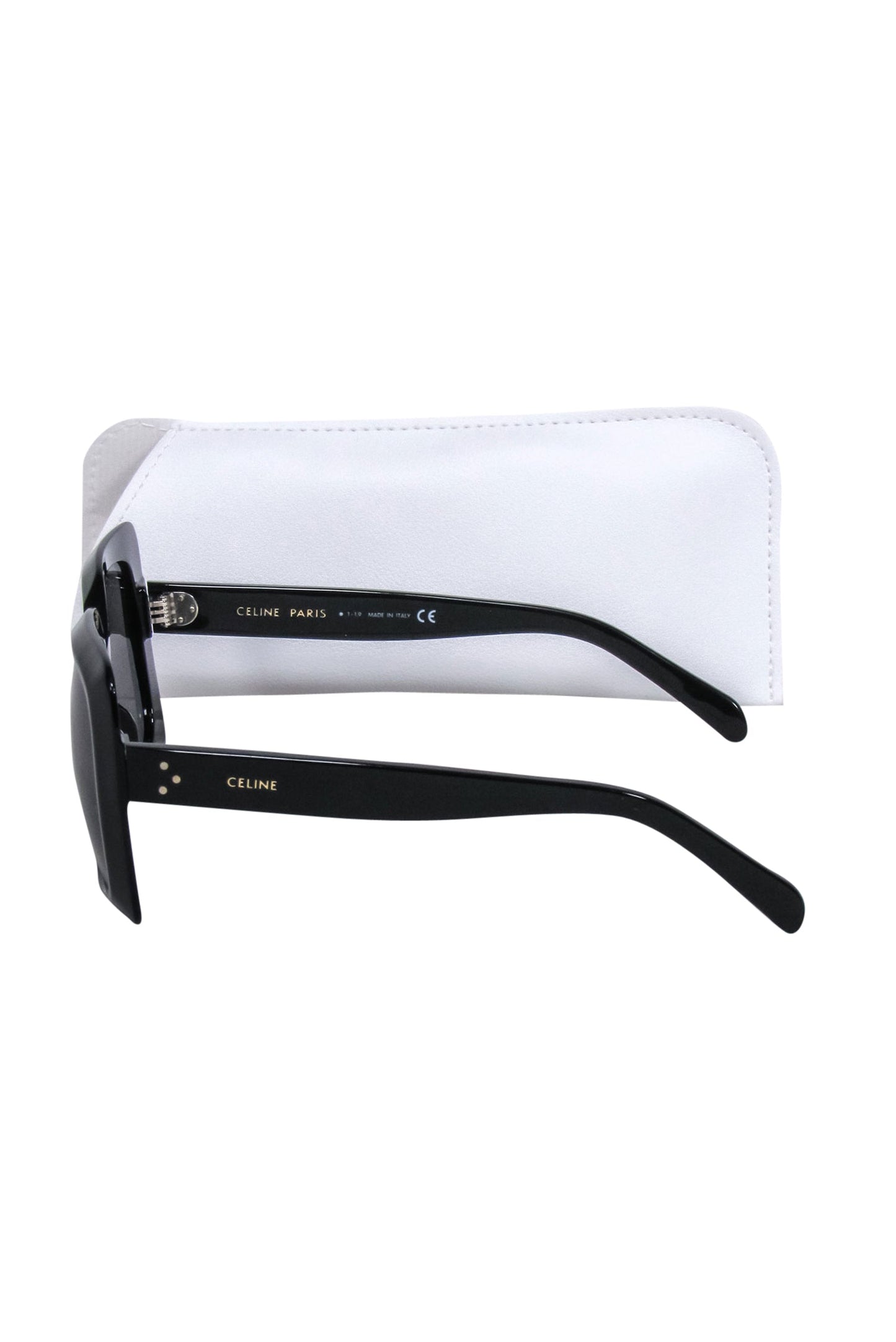 Luxury CELINE - Black Large Square Sunglasses