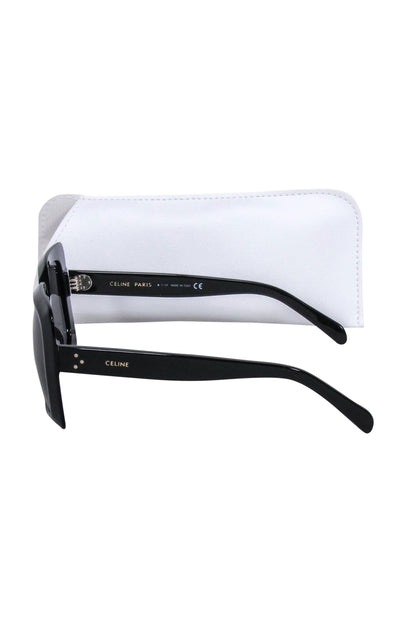 Luxury CELINE - Black Large Square Sunglasses