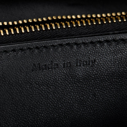 Celine Black Smooth Calfskin Large Classic Box Flap Bag