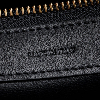 Celine Black Smooth Calfskin Leather Micro Luggage Tote