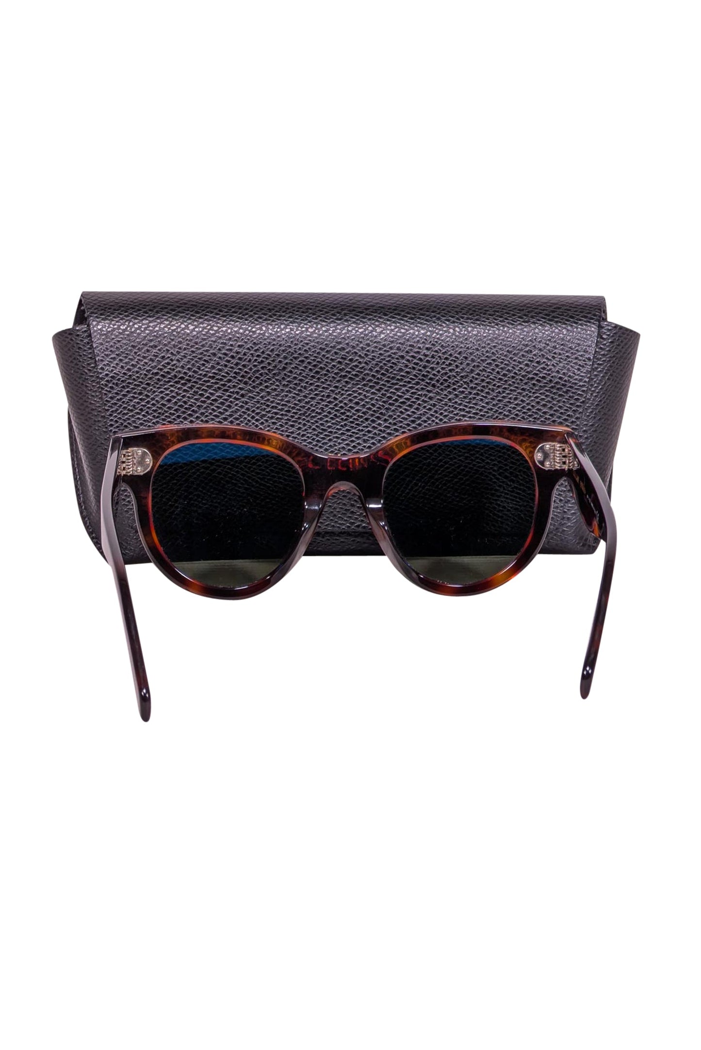 Luxury CELINE - Brown Tortoise Rounded Sunglasses