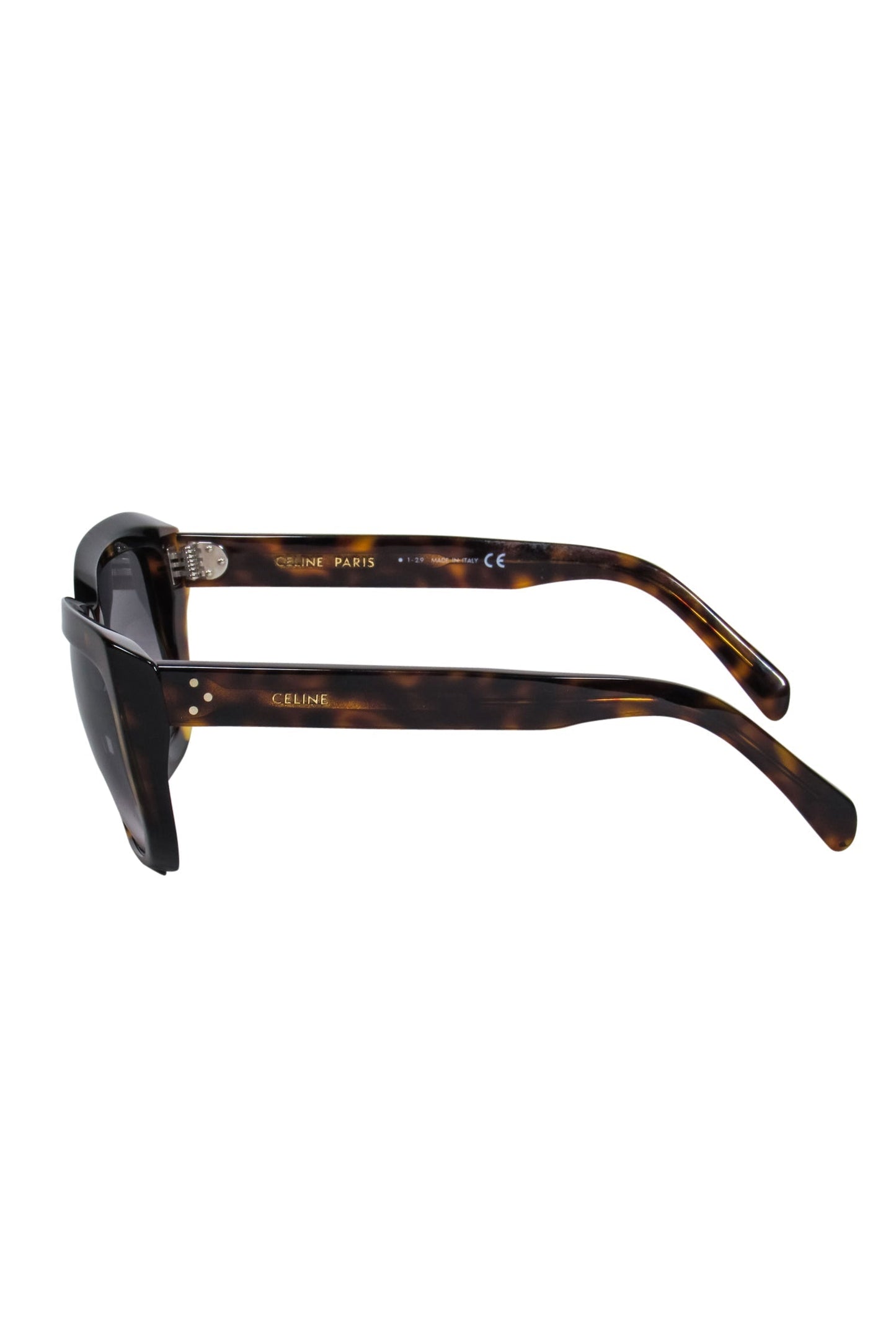 Luxury CELINE - Brown Tortoise Square Sunglasses