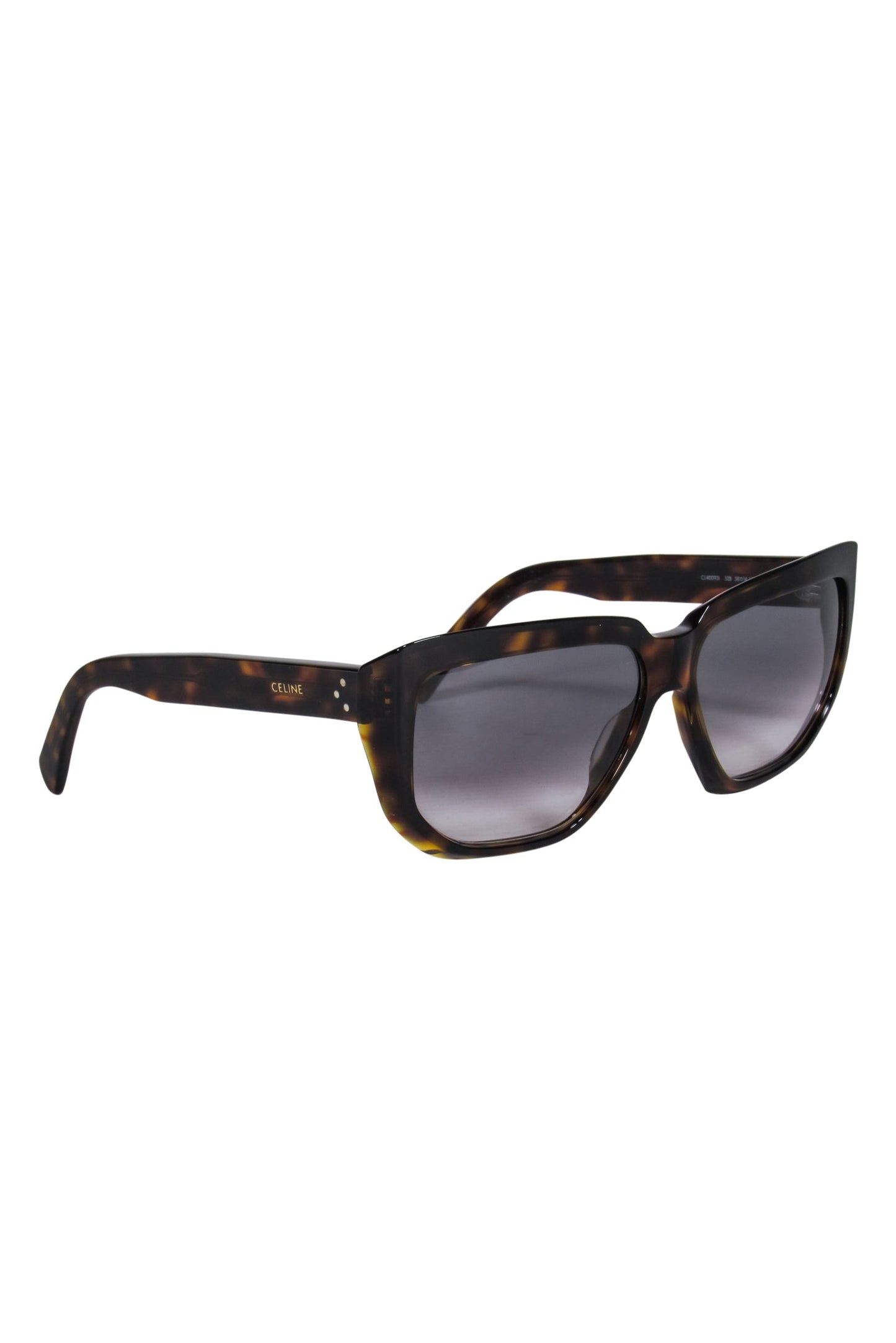 Luxury CELINE - Brown Tortoise Square Sunglasses