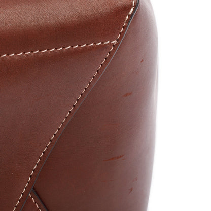 Celine Burgundy Leather Medium Seau Sangle Bucket Bag