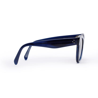 Celine CL40003I Navy Acetate Cat-Eye Sunglasses
