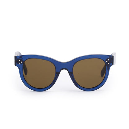 Celine CL40003I Navy Acetate Cat-Eye Sunglasses