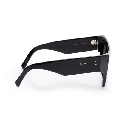 Celine CL400921 Black Acetate Oversized Square Sunglasses