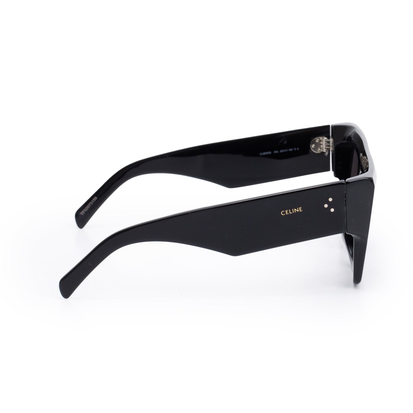 Celine CL400921 Black Acetate Oversized Square Sunglasses