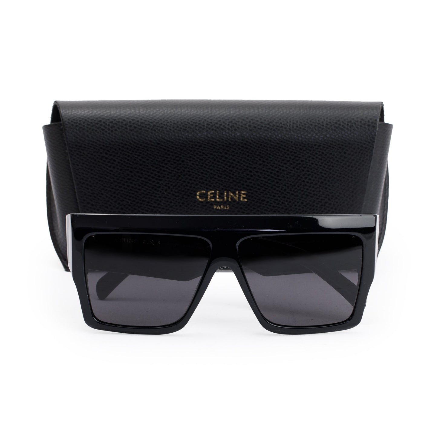 Celine CL400921 Black Oversized Square Sunglasses